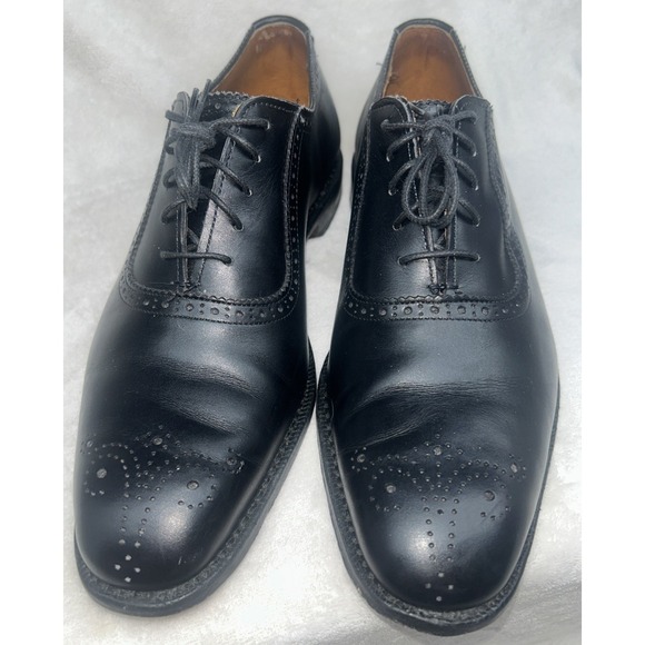Allen Edmonds Cornwallis Brogued‎ Dress Shoes Black Size 9D